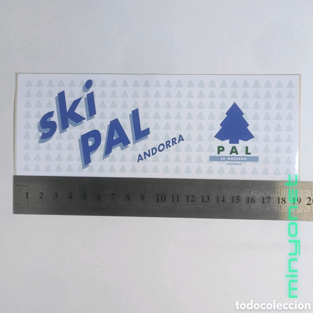 Pegatinas de colecci&oacute;n: Pegatina Ski Pal Andorra - esqu&iacute;