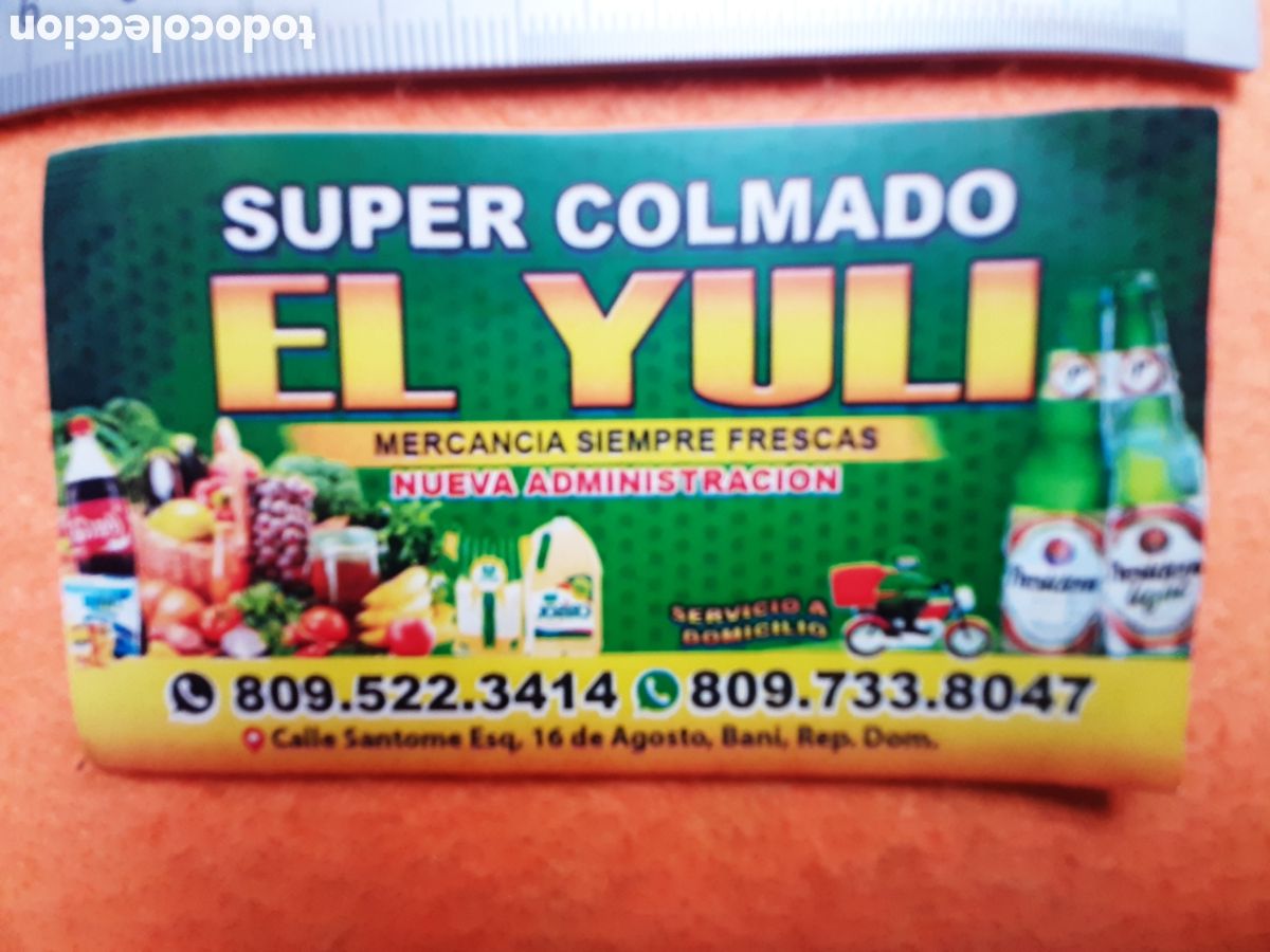 Pegatinas de colecci&oacute;n: SUPER COLMADO EL YULI - STICKER - BANI - REPUBLICA DOMINICANA