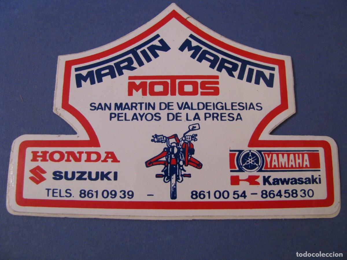 Pegatinas de colecci&oacute;n: PEGATINA, MOTOS MARTIN MARTIN, SAN MARTIN DE VALDEIGLESIAS.