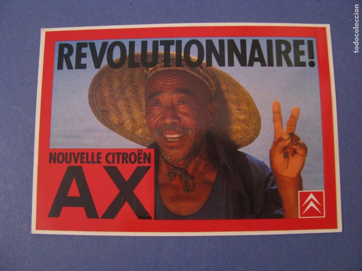 Pegatinas de colecci&oacute;n: PEGATINA, CITRO&Euml;N AX. REVOLUTIONNAIRE. 10X7 CM.