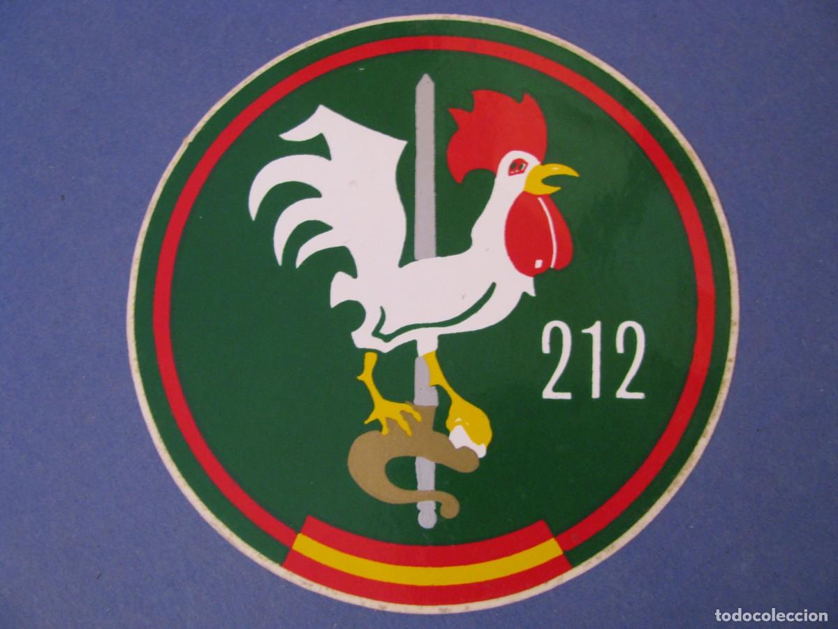 Pegatinas de colecci&oacute;n: PEGATINA, ESCUADRON 212. EJERCITO DEL AIRE. 9 CM.