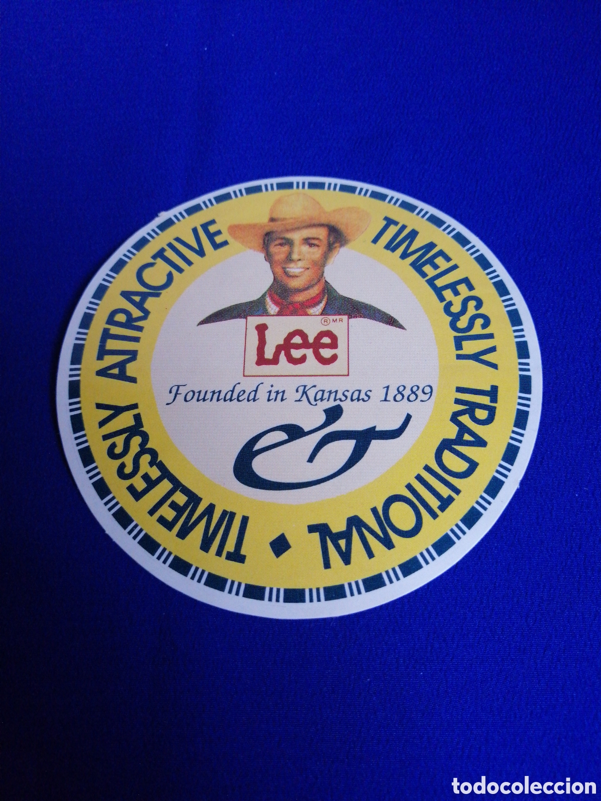 Pegatinas de colecci&oacute;n: LEE VAQUEROS - TIMELESSLY ATTRACTIVE - PEGATINA - Foto 1