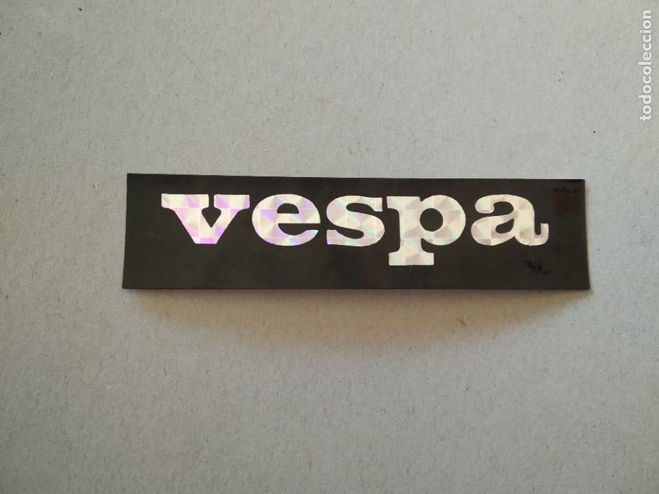 Pegatinas de colecci&oacute;n: PEGATINA DE LA MARCA VESPA COCHES BRILLANTE AUTOM&Oacute;VIL