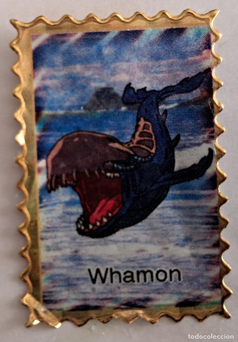 Pegatinas de colecci&oacute;n: pegatina, adhesivo de digimon, Whamon. despegada, tama&ntilde;o 2.3 x 3.4 cm.