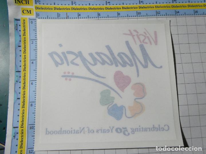 Sammlung von Aufklebern: PEGATINA DE TURISMO. EXPO ZARAGOZA 2008. PABELL&Oacute;N DE MALASIA. 197