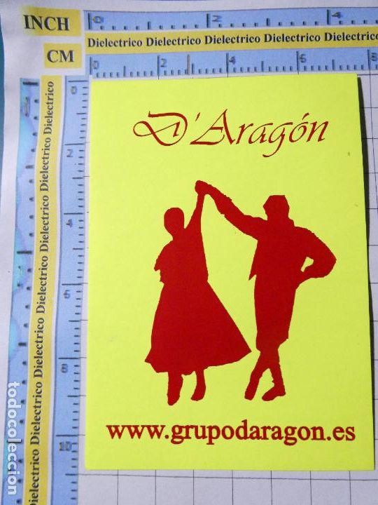 Sammlung von Aufklebern: PEGATINA DE TURISMO. ZARAGOZA ARAG&Oacute;N GRUPO FOLKL&Oacute;RICO. 202