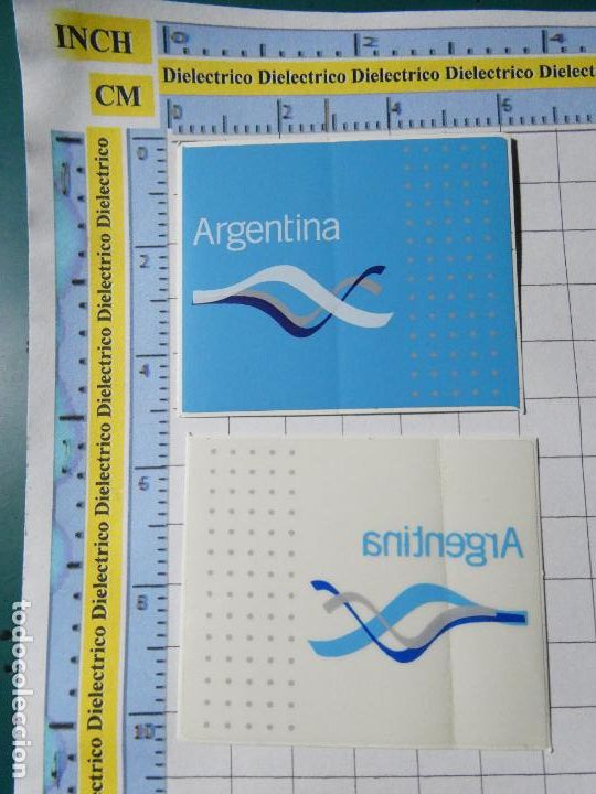 Autocollants de collection: 2 PEGATINAS DE TURISMO. ARGENTINA. 215