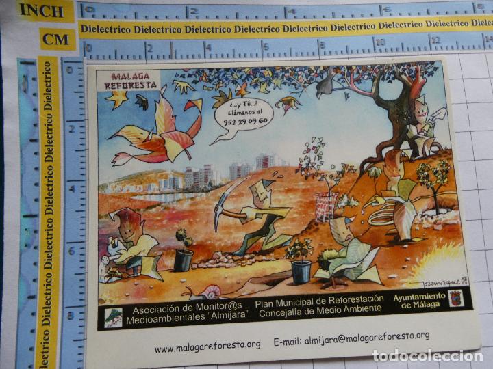 Autocollants de collection: PEGATINA DE NATURALEZA ECOLOG&Iacute;A. MALAGA REFORESTA ASOCIACI&Oacute;N ALMIJARA 63