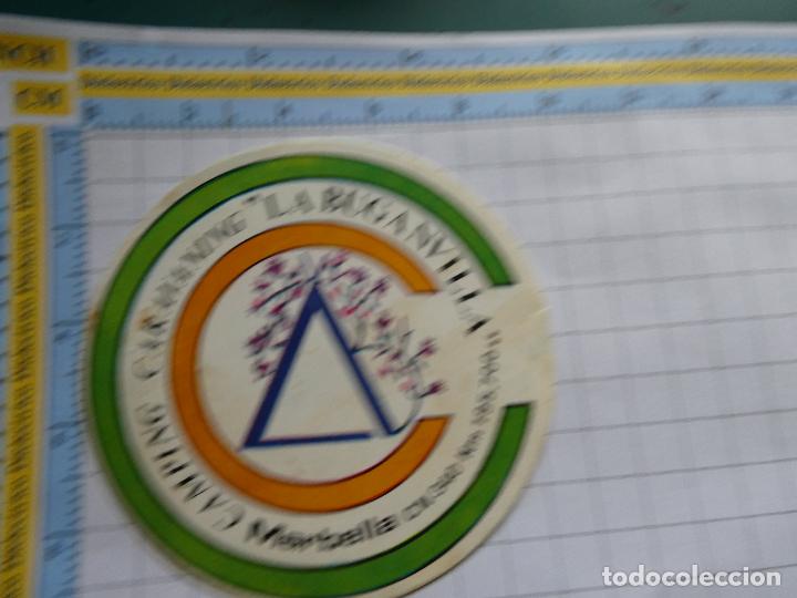 Collection stickers: PEGATINA DE TURISMO. CAMPING LA BUGANVILLA MARBELLA M&Aacute;LAGA 72
