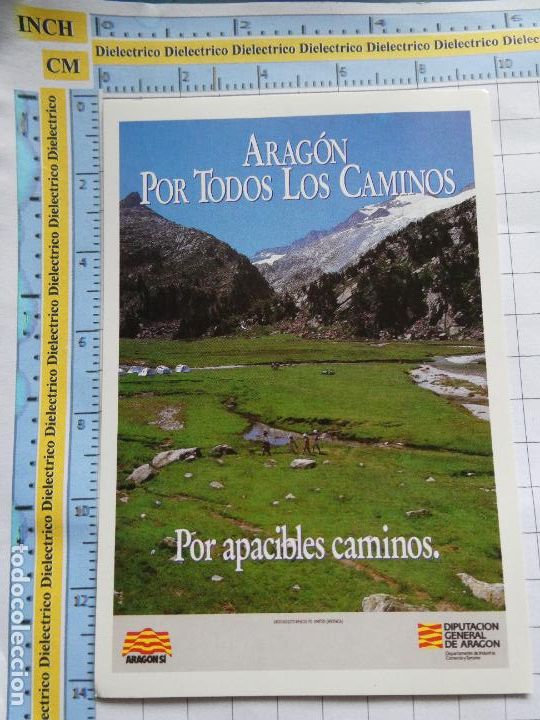 Adesivi di collezione: PEGATINA DE TURISMO. ARAG&Oacute;N POR TODOS LOS CAMINOS PICO ANETO HUESCA 78