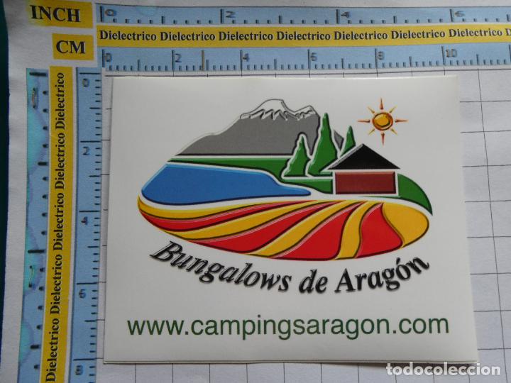 Autocollants de collection: PEGATINA DE TURISMO. ARAG&Oacute;N BUNGALOWS 81