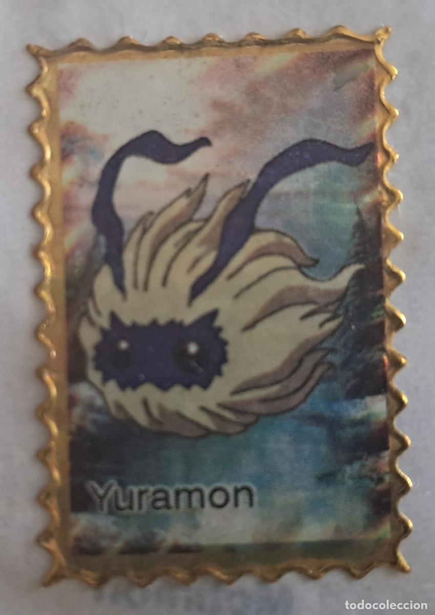 Pegatinas de colecci&oacute;n: pegatina, adhesivo de digimon, Yuramon. despegada, tama&ntilde;o 2.3 x 3.4 cm.