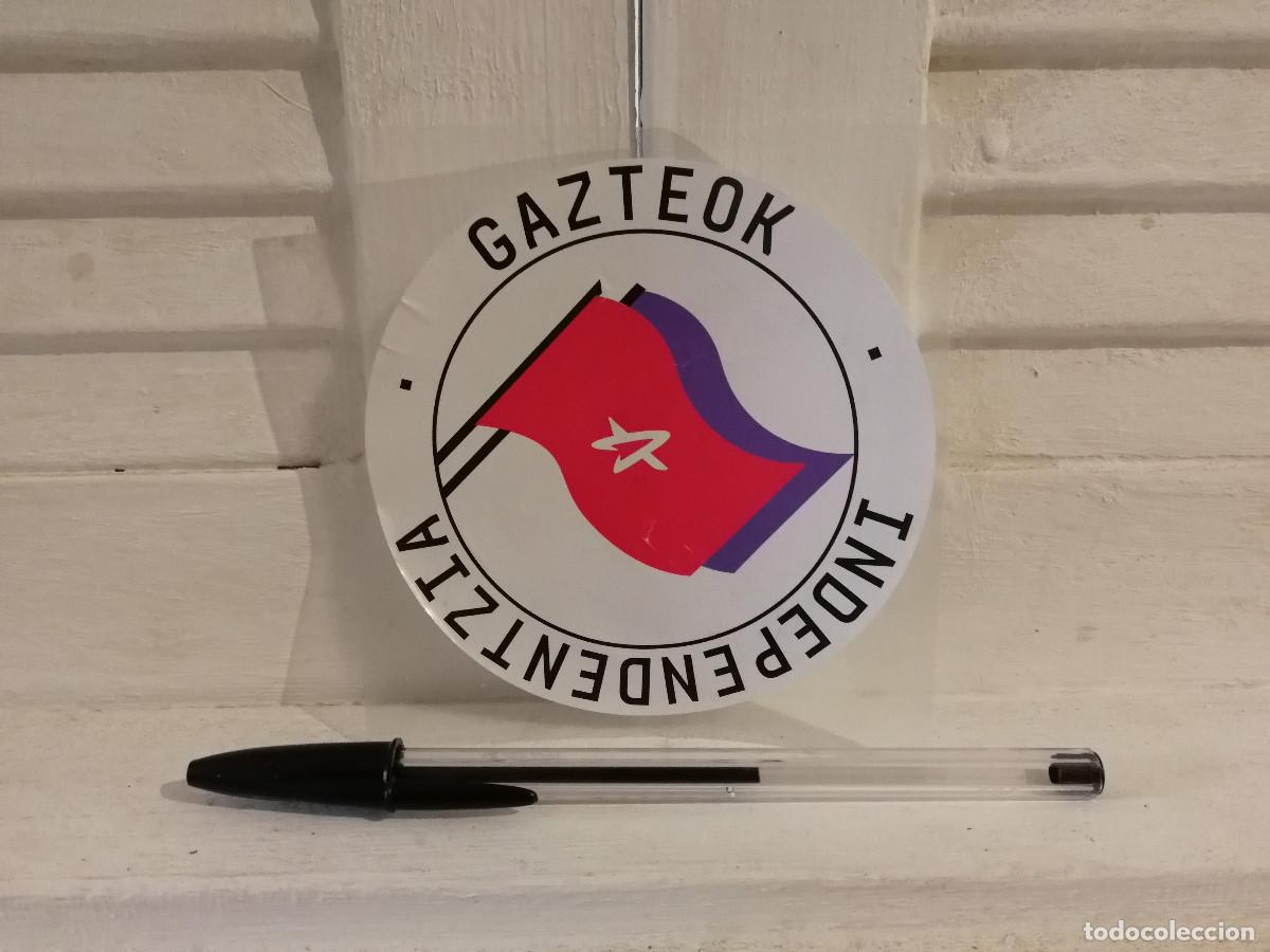 Pegatinas de colecci&oacute;n: PEGATINA ORIGINAL - Gazteok Independentzia - POLITICA - INDEPENDENCIA - PAIS VASCO