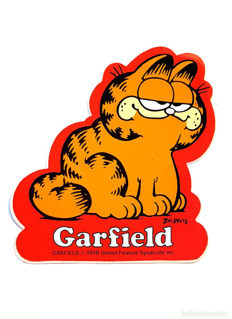 Pegatinas de colecci&oacute;n: PEGATINA GATO GARFIELD GRANDE