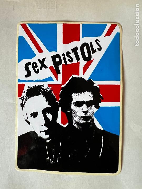 Pegatinas de colecci&oacute;n: SEX PISTOLS, PEGATINAS ORIGINALES FINALES DE LOS 80, MUY BUENAS