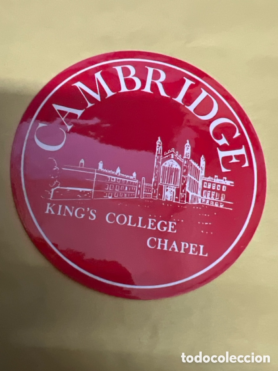 Sammlung von Aufklebern: T1/E2/863B. PEGATINA CAMBRIDGE