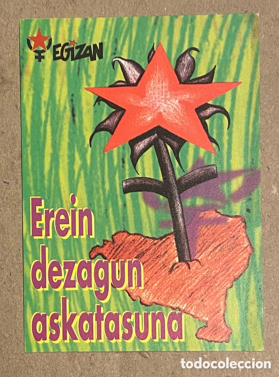 Collection stickers: EREIN DEZAGUN ASKATASUNA. PEGATINA POL&Iacute;TICA VASCA FEMINISTA. EGIZAN.