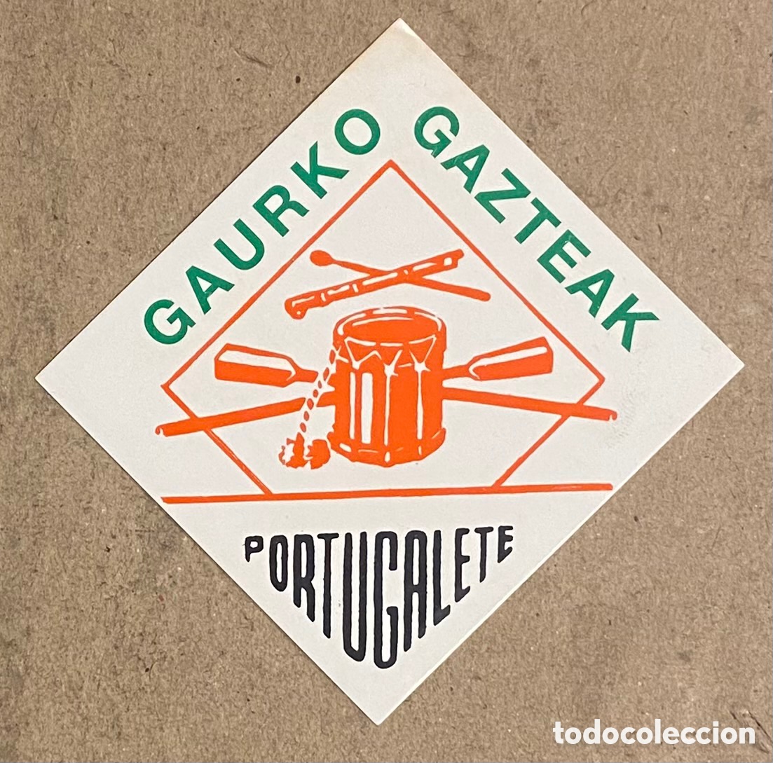 Collection stickers: GAURKO GAZTEAK (PORTUGALETE). ANTIGUA PEGATINA PROMOCIONAL.