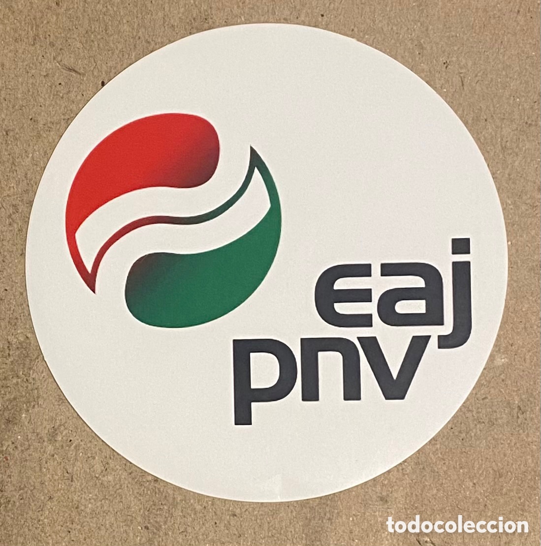 Collection stickers: EAJ PNV. PEGATINA POL&Iacute;TICA VASCA.