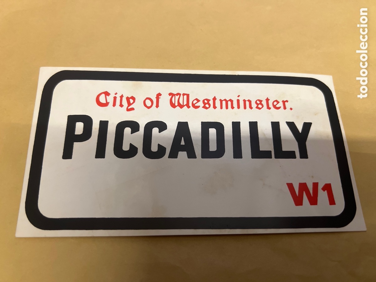 Autocollants de collection: T1/E2/886B. PEGATINA PICCADILLY