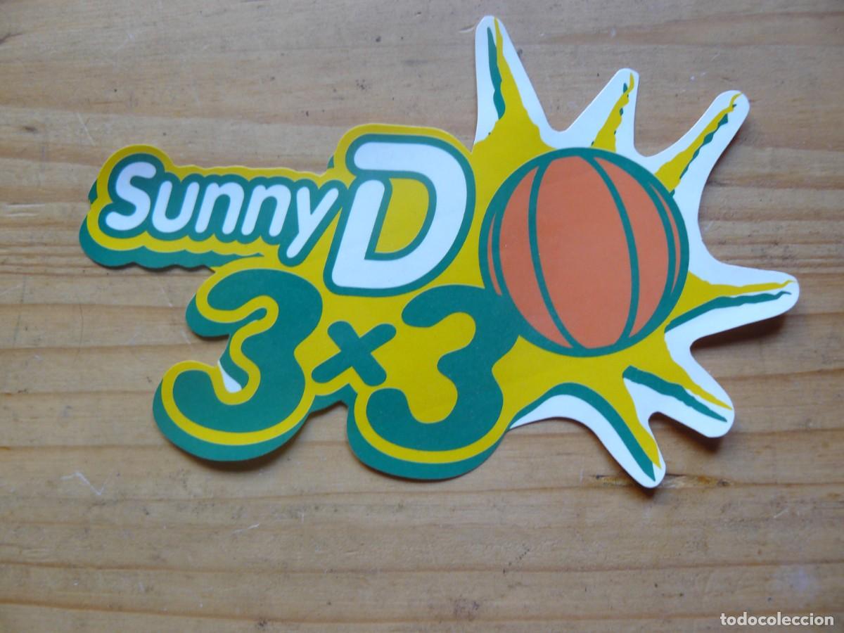 Sammlung von Aufklebern: Pegatina Baloncesto programa de Sunny 3 x 3 A&Ntilde;OS 80-90