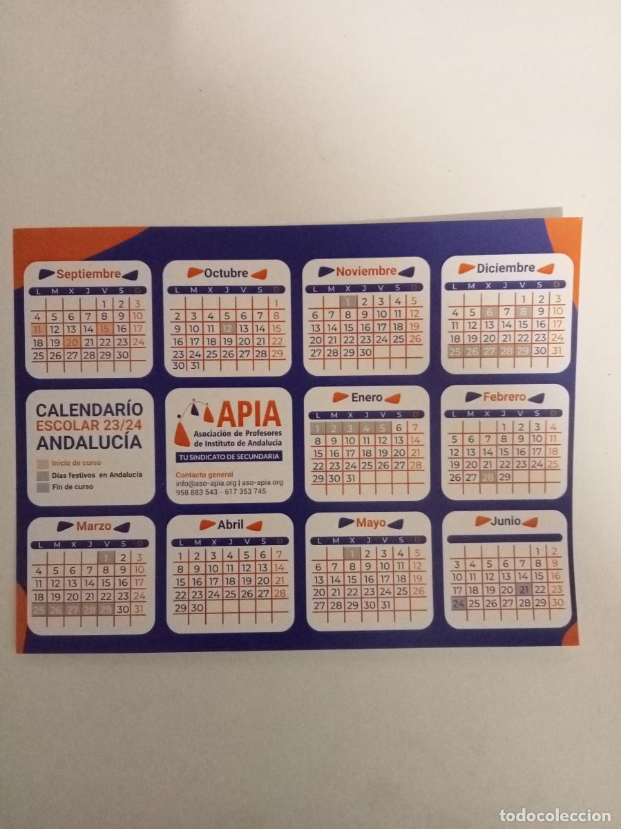 Pegatinas de colecci&oacute;n: Pegatina escolar 23/24. Almer&iacute;a. Sindicato Apia