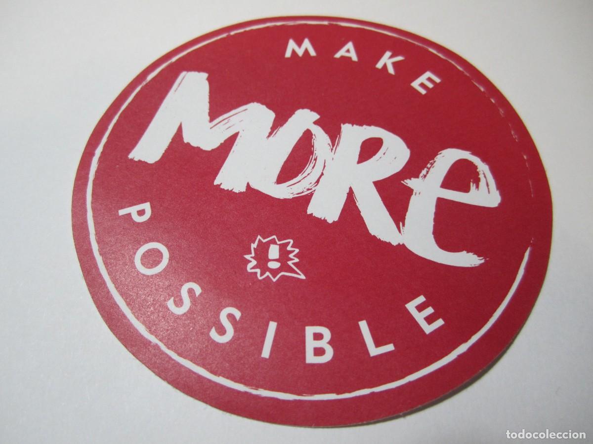 Pegatinas de colecci&oacute;n: pegatina make more possible - Foto 1
