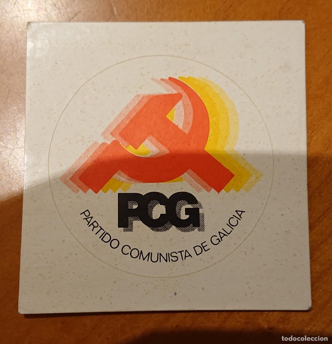 Sammlung von Aufklebern: Pegatina pol&iacute;tica a&ntilde;os 70-80, original, ved foto