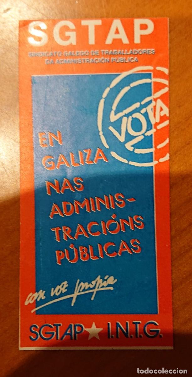 Sammlung von Aufklebern: Pegatina pol&iacute;tica a&ntilde;os 70-80, original, ved foto