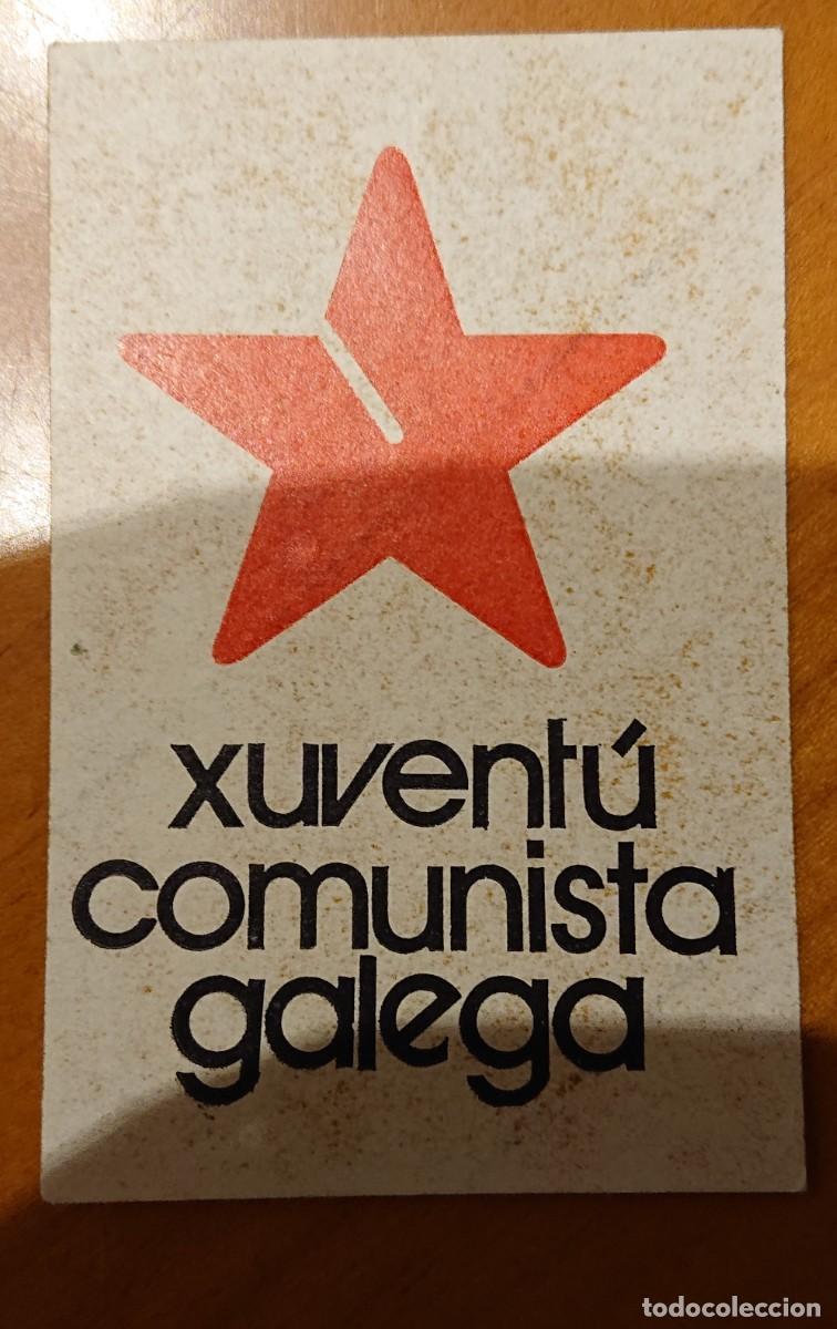 Collection stickers: Pegatina pol&iacute;tica a&ntilde;os 70-80, original, ved foto
