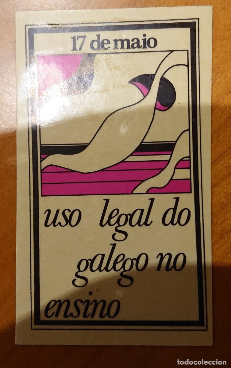 Sammlung von Aufklebern: Pegatina pol&iacute;tica a&ntilde;os 70-80, original, ved foto