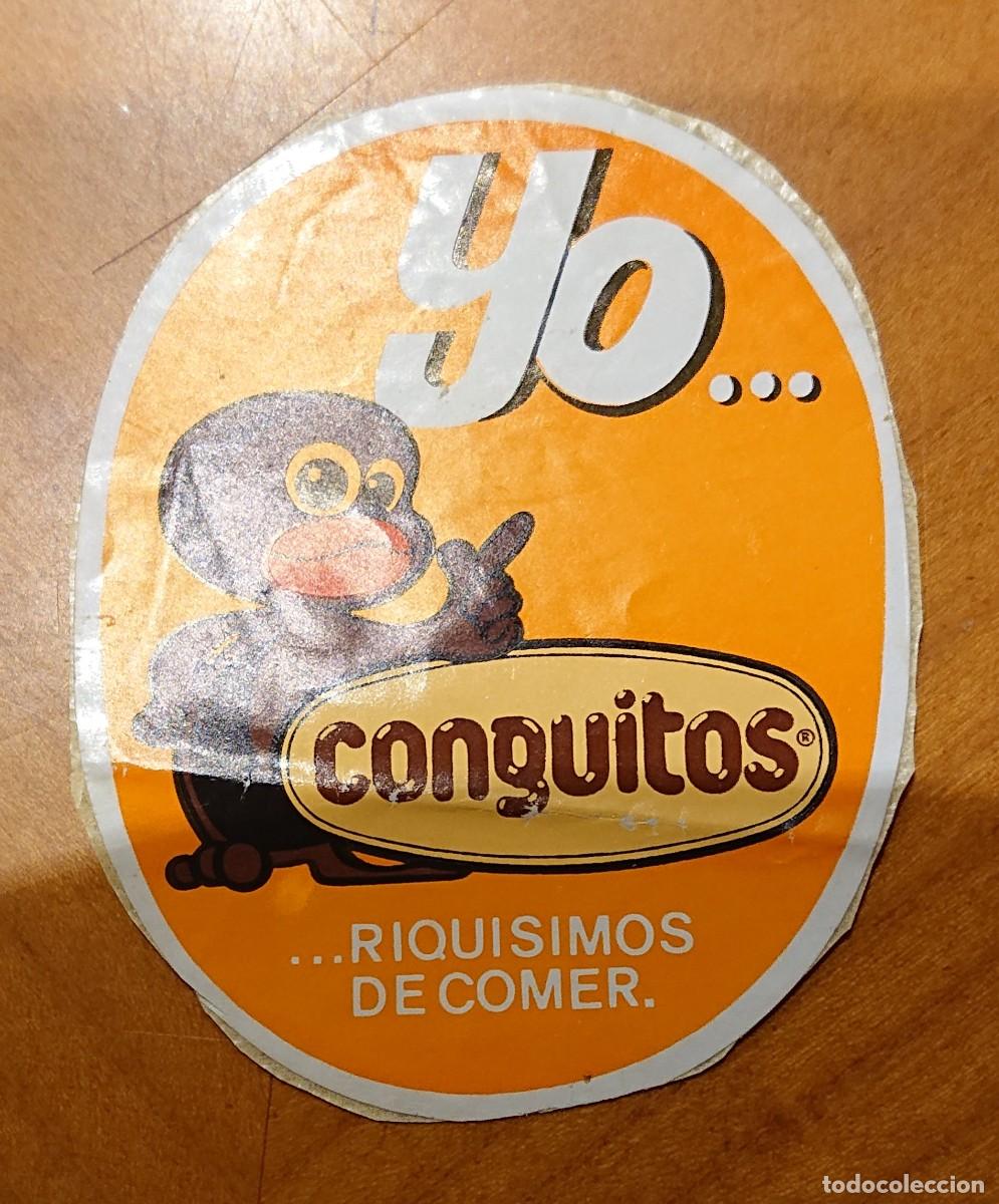 Collection stickers: Pegatina Conguitos original, a&ntilde;os 70-80, ved foto