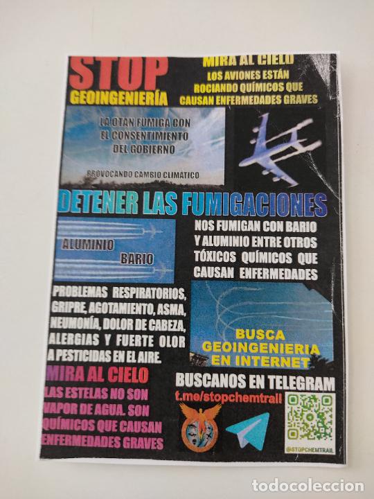 Pegatinas de colecci&oacute;n: PEGATINA STOP GEOINGENIERIA DETENER LAS FULMINACIONES MIRA AL CIELO LOS AVIONES ROCIAN QUIMICOS