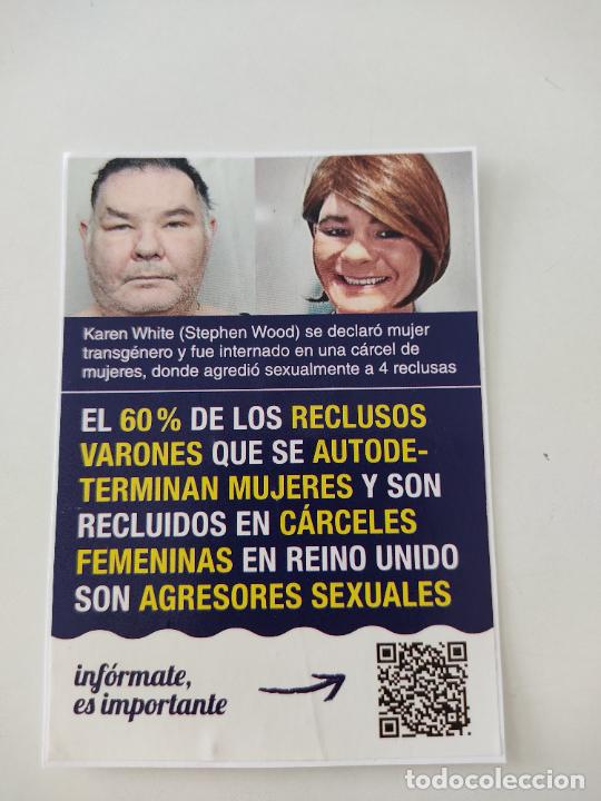 Autocolantes de cole&ccedil;&atilde;o: PEGATINA KAREN WHITE STEPHEN WOOD RECLUSOS VARONES CARCELES FEMENINAS AGRESORES SEXUALES