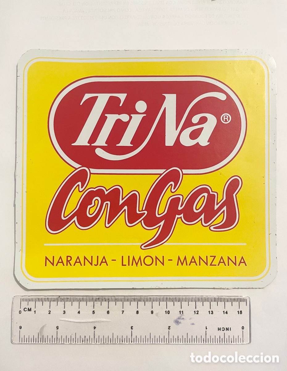 Pegatinas de colecci&oacute;n: PEGATINA TRINA A&Ntilde;OS 80 . NO PEGA , SIN TRASERA , ver fotos . Buen estado