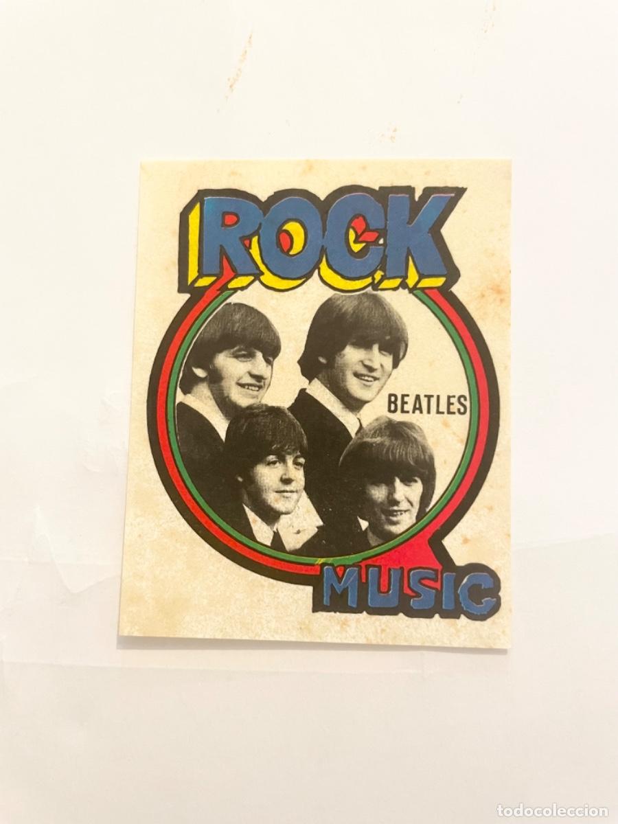 Pegatinas de colecci&oacute;n: PEGATINA VINTAGE THE BEATLES CANTANTES ESCUDOS A&Ntilde;OS 80 , SIN TRASERA , ver fotos . Buen estado