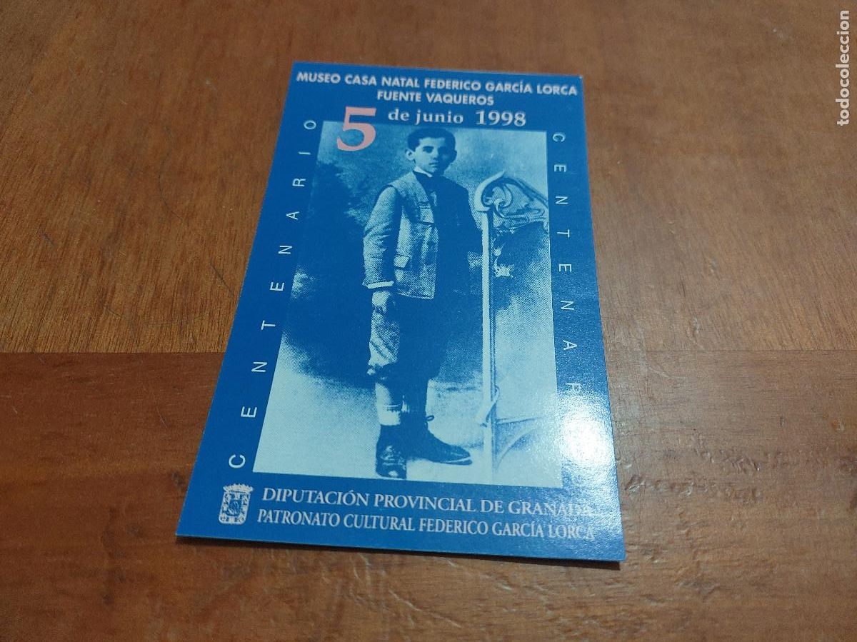 Pegatinas de colecci&oacute;n: MUSEO CASA NATAL FEDERICO GARCIA LORCA. CENTENARIO 5 DE JULIO 1998. PEGATINA. BUEN ESTADO C-3