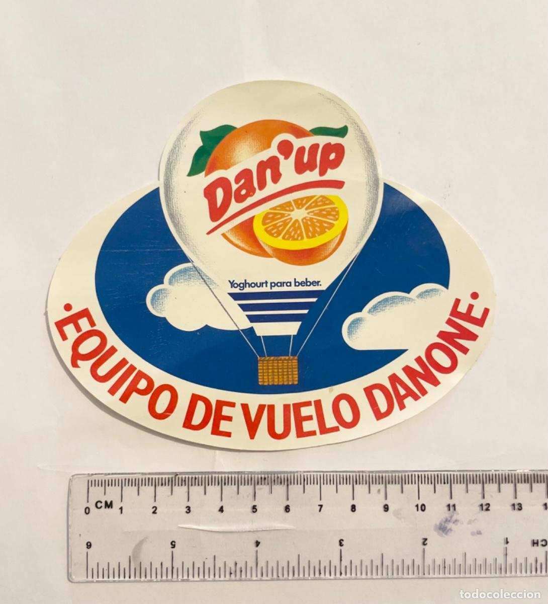 Pegatinas de colecci&oacute;n: PEGATINA VINTAGE DAN UP DANONE A&Ntilde;OS 80 , SIN TRASERA , ver fotos . Buen estado