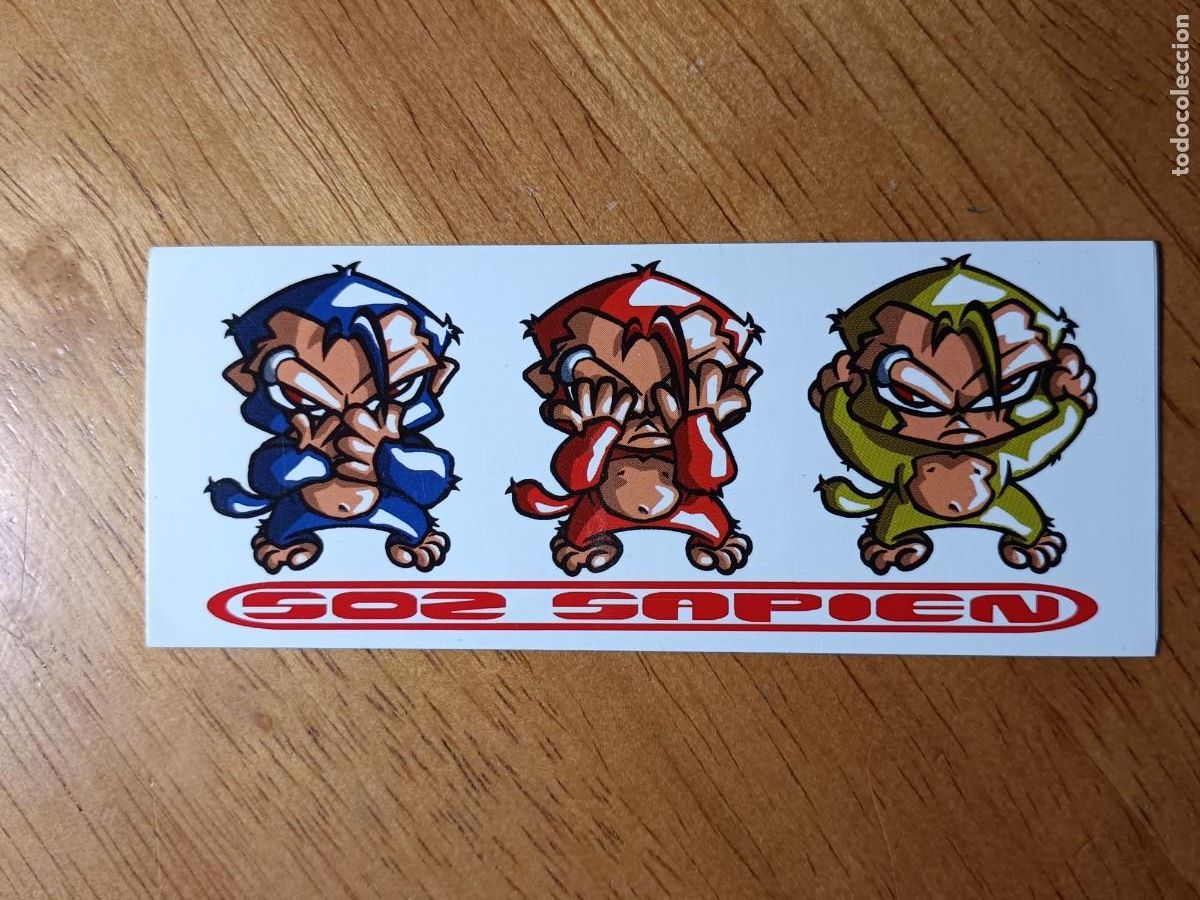 Pegatinas de colecci&oacute;n: Pegatina SOS 11x4.5cm. - Foto 1