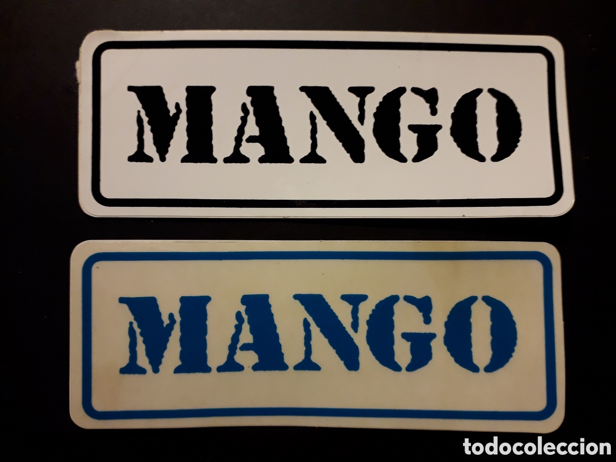 Pegatinas de colecci&oacute;n: 2 PEGATINAS MANGO PEDIDO M&Iacute;NIMO 3 &euro;. - Foto 1