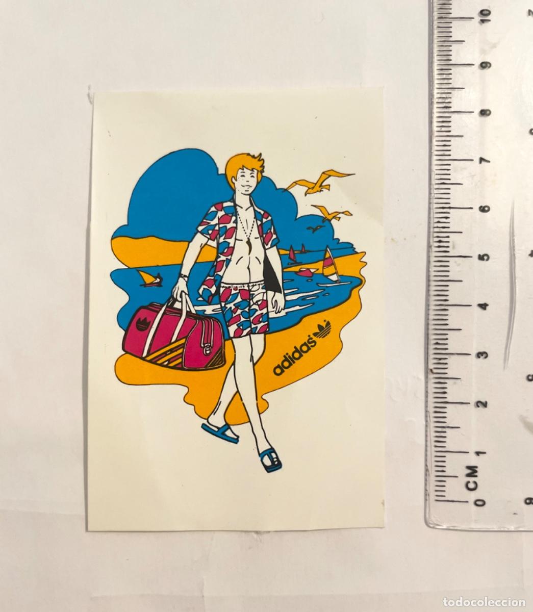 Pegatinas de colecci&oacute;n: PEGATINA VINTAGE ADIDAS A&Ntilde;OS 80 , SIN TRASERA , ver fotos . Buen estado
