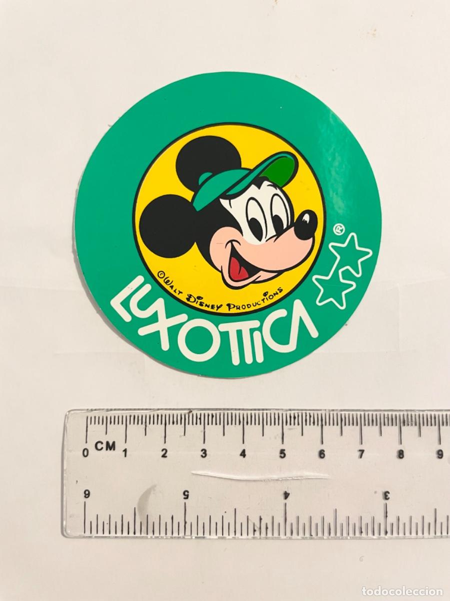 Pegatinas de colecci&oacute;n: PEGATINA VINTAGE LUXOTICA MICKEY MOUSE A&Ntilde;OS 80, SIN TRASERA . NO PEGA , ver fotos . Buen estado