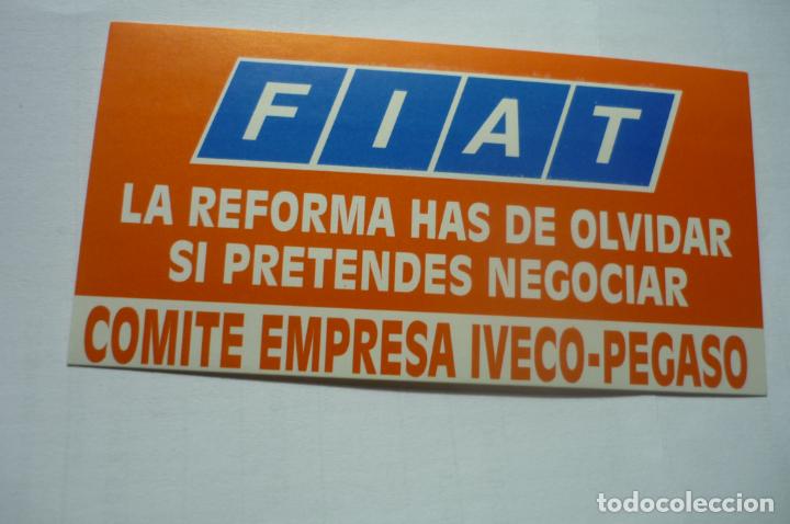 Pegatinas de colecci&oacute;n: PEGATINA SINDICAL FIAT -IVECO PEGASO