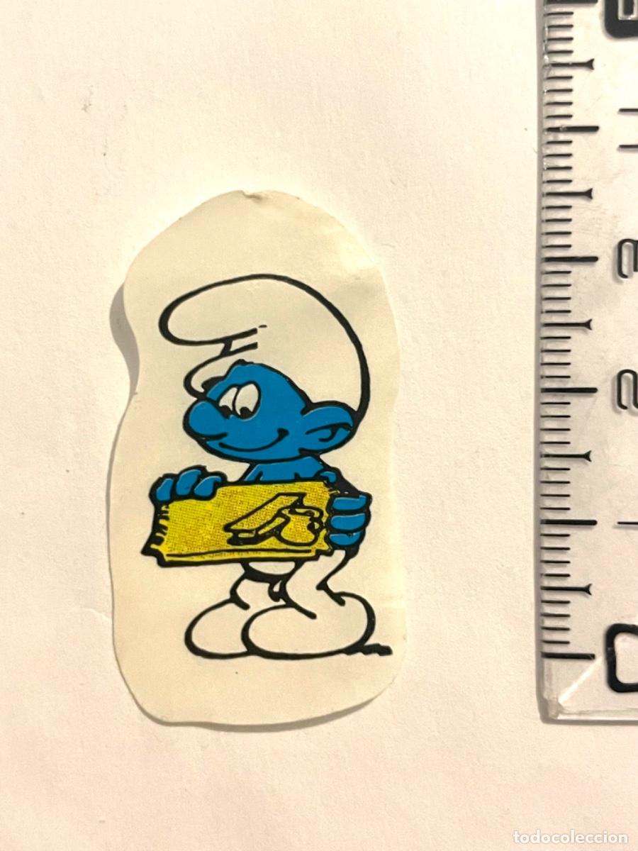 Pegatinas de colecci&oacute;n: PEGATINA VINTAGE PITUFOS A&Ntilde;OS 80 , ver fotos . Buen estado