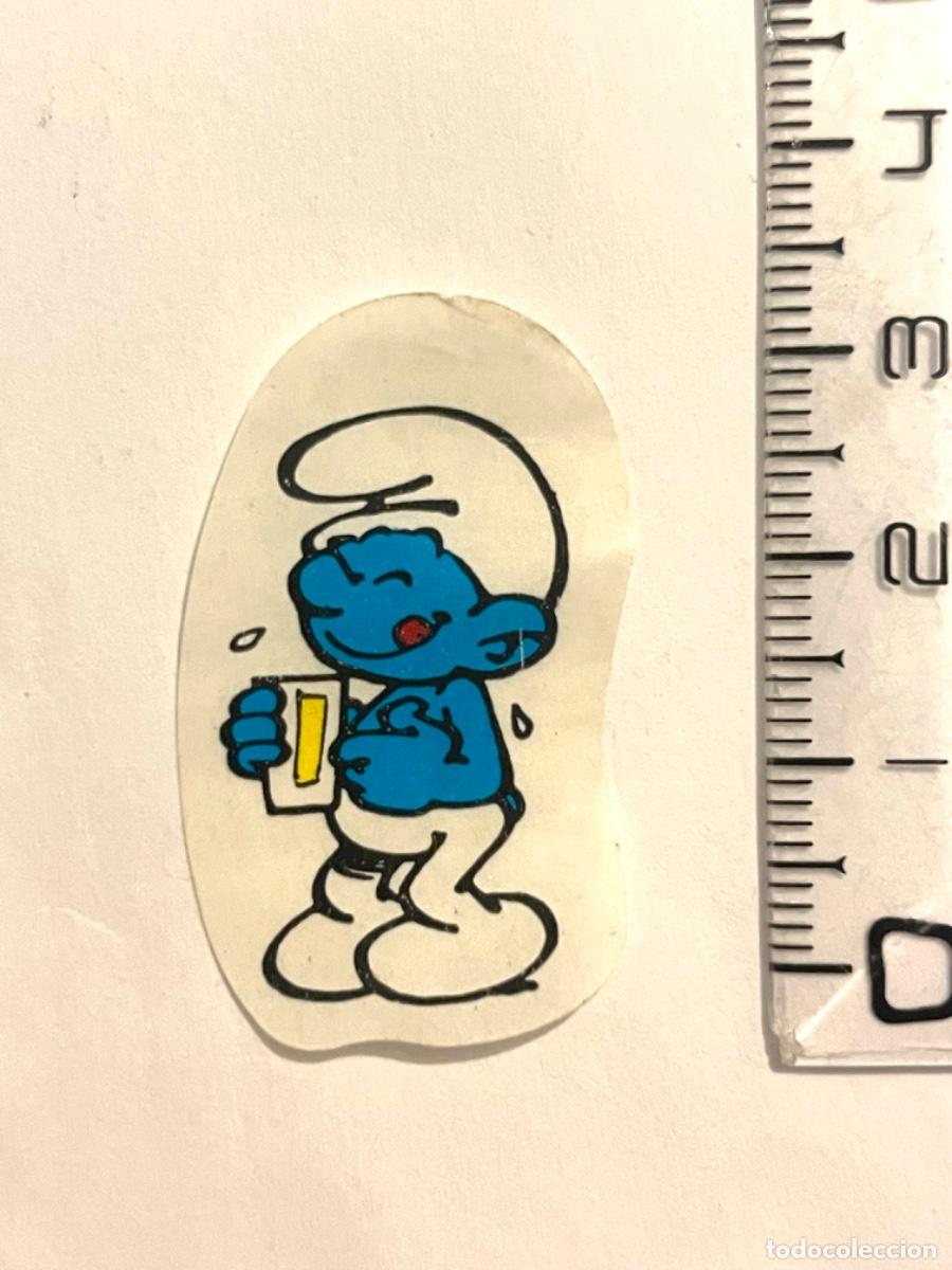 Pegatinas de colecci&oacute;n: PEGATINA VINTAGE PITUFOS A&Ntilde;OS 80 , ver fotos . Buen estado