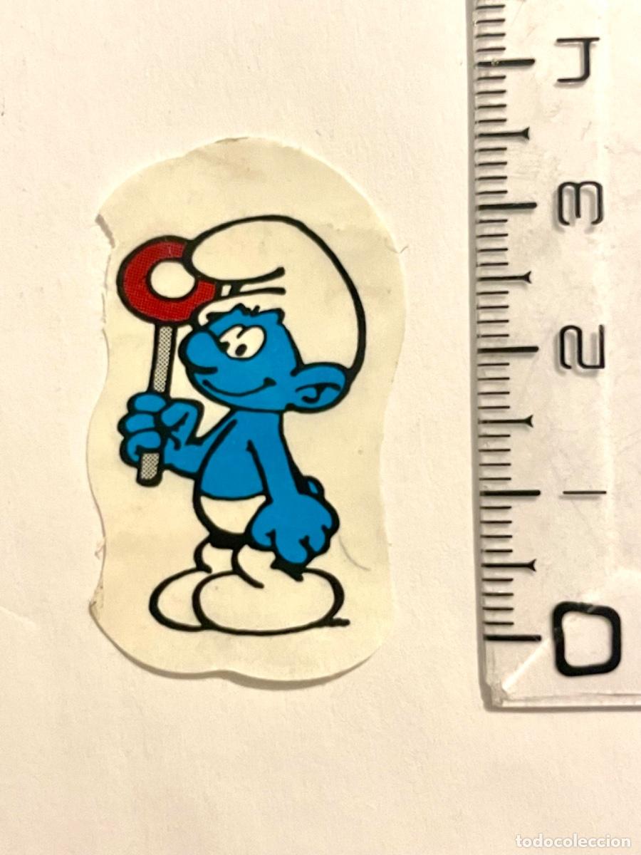 Pegatinas de colecci&oacute;n: PEGATINA VINTAGE PITUFOS A&Ntilde;OS 80 , ver fotos . Buen estado
