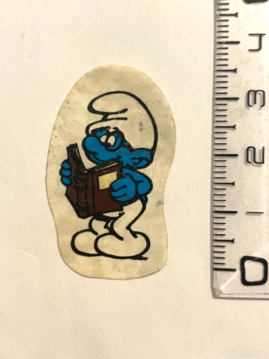 Pegatinas de colecci&oacute;n: PEGATINA VINTAGE PITUFOS A&Ntilde;OS 80 , ver fotos . Buen estado