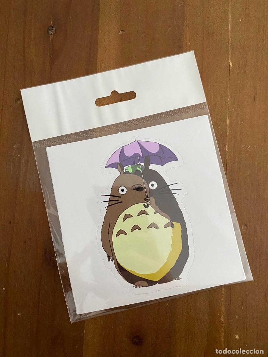 Autocolantes de cole&ccedil;&atilde;o: PEGATINA EN VINILO NUEVA Y SIN USO EN BOLSA DE PLAST&Iacute;CO DE TOTORO CON PARAGUAS
