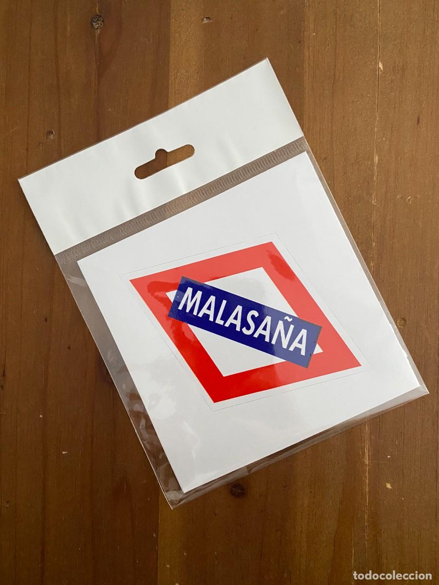 Sammlung von Aufklebern: PEGATINA EN VINILO NUEVA Y SIN USO EN BOLSA DE PLAST&Iacute;CO DE METRO MALASA&Ntilde;A SOUVENIR MADRID