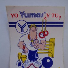 Pegatinas de colección: PEGATINA PUBLICITARIA DE YUMAS . MARCA DEPORTIVA